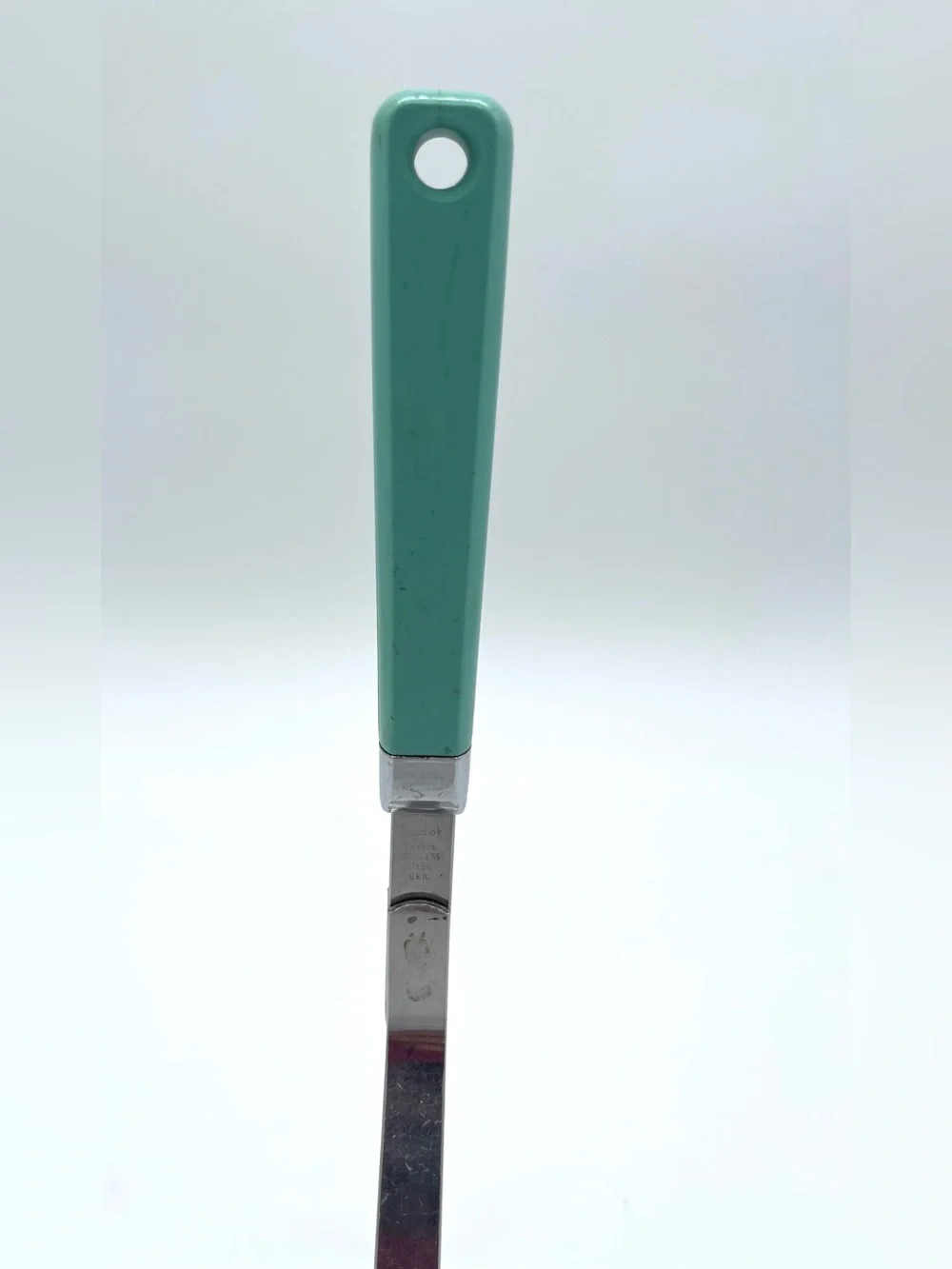 Maid Of Honor Stainless Potato Masher Aqua Turquoise Composite Kitchen Vintage